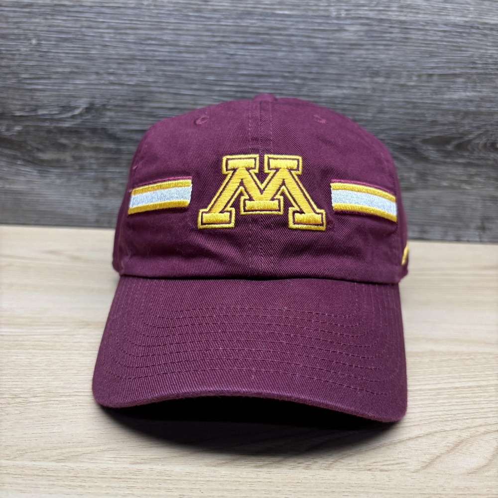 Minnesota Golden Gophers Hat Cap Strap Back Mens Large Maroon NCAA Football Nike